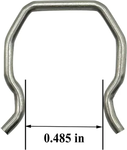 Vista 2 de 8 clips de inyector de combustible para 2003-2010 6.0L Powerstroke Diesel Plug retainer clips, Replacement for W301222, Fastener seal parts