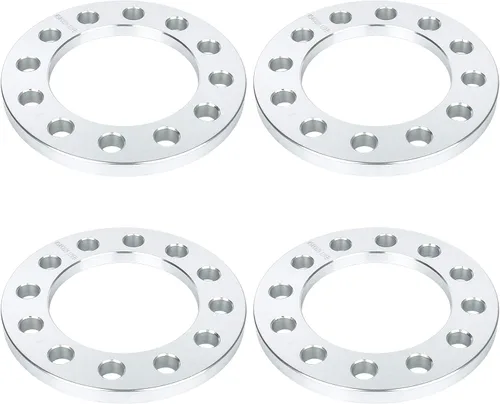 Vista 9 de IRONTEK Espaciadores de rueda de 0.236 x 5.500 in de grosor de 1/2 pulgada (0.472 in) de grosor de 4.252 in para Chevrolet Silverado Avalanche