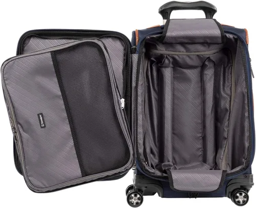 Vista 5 de Travelpro Equipaje de rueda giratoria expandible Versapack Softside, Azul patriota, 2-Piece Set (2025), Crew Versapack Softside - Equipaje