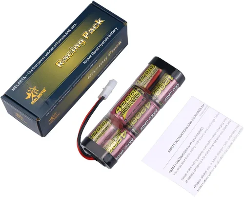 Vista 6 de melasta Batería NiMH de 8.4V 4200mAh 7-Cell Hump para Coches RC - Enchufe
