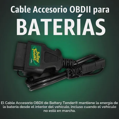 Vista 3 de Battery Tender OBDII - Cable adaptador para carga de batería de 12 V, cable de 22 pulgadas, compatible con energía solar, carga la batería de 12 V
