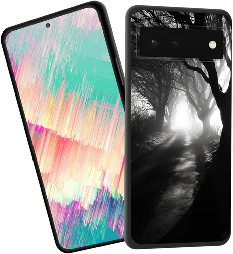 Vista 76 de Funda delgada para Google Pixel 4 XL, funda delgada de silicona de TPU suave a prueba de golpes para Google Pixel 4 XL, cruz negra
