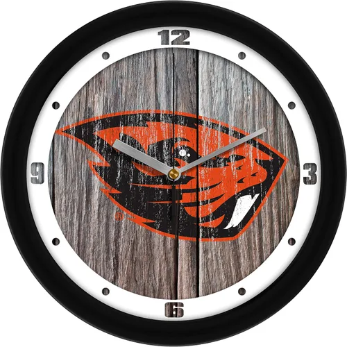 Vista 13 de SunTime Alabama Crimson Tide - Reloj de pared desgastado