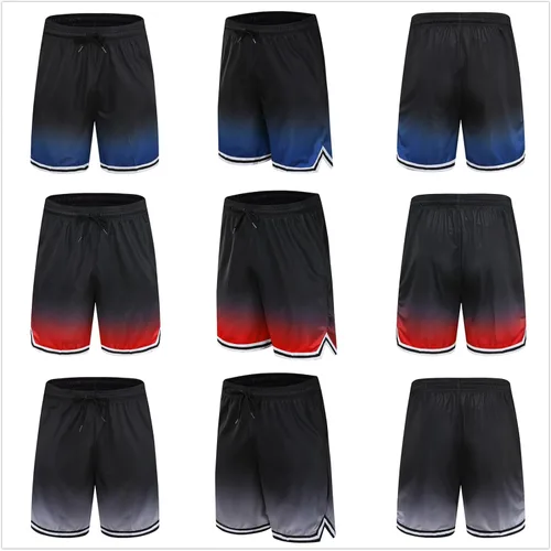 Vista 5 de Flyingyan Pantalones Cortos Deportivos de Baloncesto para Hombre con Bolsillos con Cremallera de Malla para Entrenamiento Activo y Rendimiento