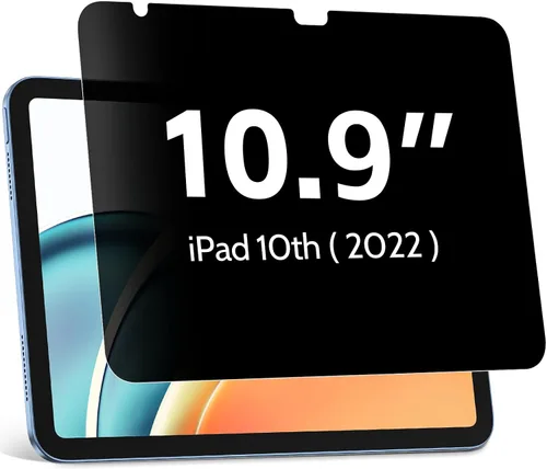 Vista 43 de Protector de pantalla de privacidad compatible con iPad de 10.2 pulgadas (9ª/8ª/7ª generación, 2021/2020/2019), filtro espía de luz azul