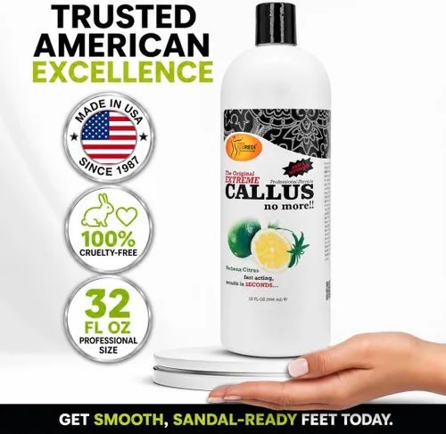 Vista 7 de SPA REDI - Gel removedor de callos para pies - Cuidado profesional de pies de pedicura - Elimina los callos más duros en segundos y suaviza los Lima