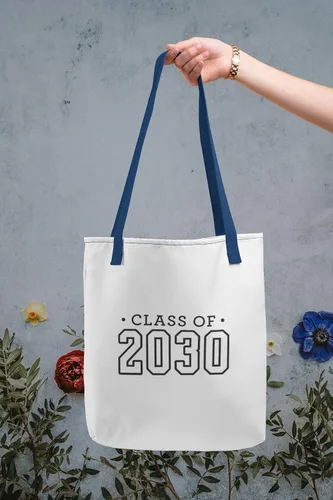 Vista 7 de Senior 2030 Iron On Transfer Shirt Decal, Black Handmade in the USA by Bleacher Spirit