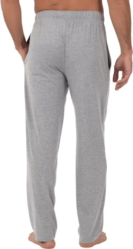 Vista 2 de Fruit of the Loom - Pantalón de dormir para hombre, en tallas extendidas, tejido jersey, pijama, pantalones de descanso (paquetes de 1 y 2 unidades)