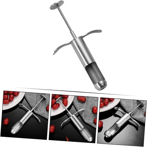 Vista 3 de DECHOUS 2 piezas Corer Veggie Drill Lovely Kitchen Tool Red Date Pitter Jujube Pit Press Core Remover Olive Pitter Piña Calabaza Gadget de cocina