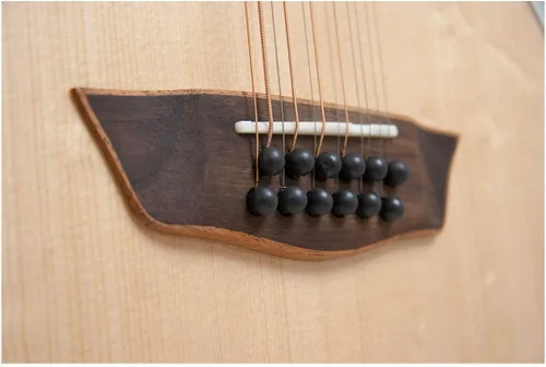 Vista 5 de Washburn Guitarra acústica-eléctrica de 12 cuerdas, natural (WCG15SCE12-O)