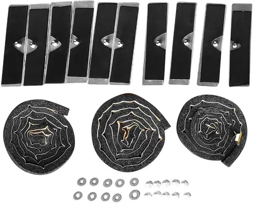 Vista 7 de IKON MOTORSPORTS, Rejillas de ventana trasera compatibles con Honda Civic Sedan 2016-2021, estilo IKON color negro brillante, cubierta solar ABS