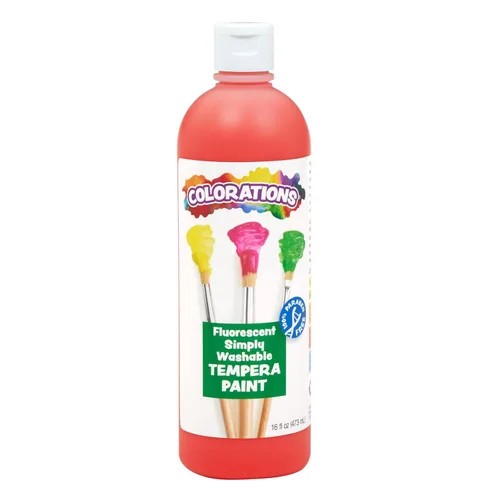 Vista 10 de Colorations WSTBK - Témpera lavable simple, color negro Azul Fluorescente (Fluorescent Blue)