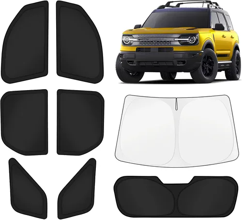 Vista 77 de KUST - Parasol plegable para parabrisas para BMW X1 E84, accesorios 2011 2012 2013 2014 2015, protector de visera de sol ajustable que bloquea