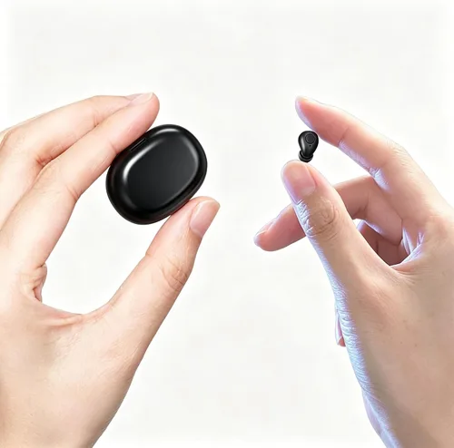 Vista 10 de Invisible Mini Auriculares Inalámbricos Bluetooth 5.4 en Auriculares de Blanco