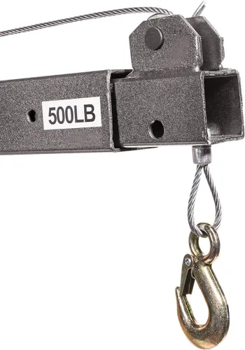 Vista 4 de Stark USA Cabrestante Hidráulico de Cable de 1/2 Tonelada para Remolque de Camioneta, Grúa Telescópica de Elevación y Montacargas, Grúa de Carga