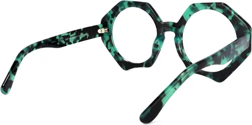 Vista 6 de Zeelool Gafas geométricas de gran tamaño con bloqueo de luz azul, gafas de moda para mujer con protección UV400 ZOP01887