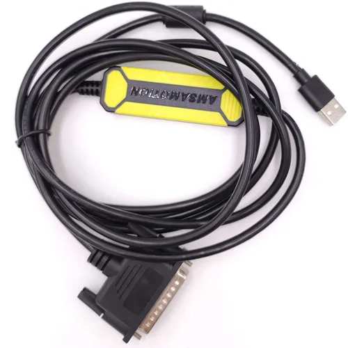 Vista 3 de Cable de programación CNC USB-FANUC, transferencia de datos RS232 Convertir DB25 Pin Cable de descarga para CNC Fanuc