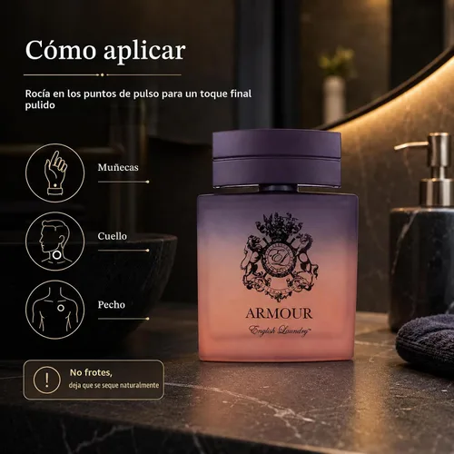 Vista 5 de English Laundry Armour Eau de Parfum en aerosol, 3.4 onzas líquidas