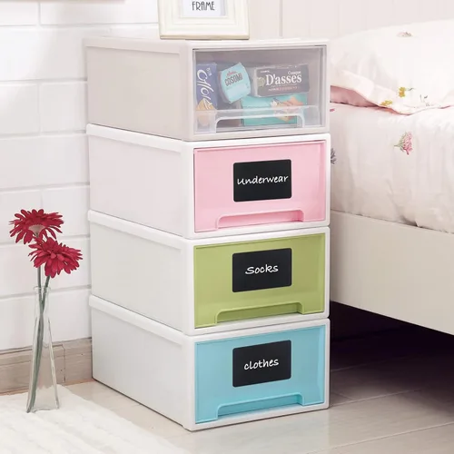 Vista 7 de ONUPGO Etiquetas de despensa de pizarra, grandes etiquetas adhesivas de pizarra para cajas grandes, etiqueta adhesiva de alimentos, etiquetas