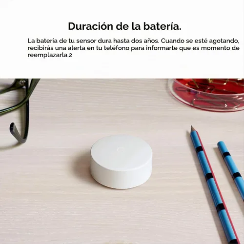 Vista 8 de Google Nest - Sensor de temperatura que funciona con el termostato de aprendizaje Nest y el termostato Nest E - Hogar inteligente, color blanco