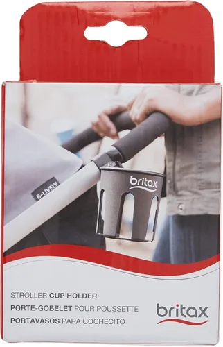 Vista 3 de Britax Portavasos para cochecito, color negro, compatible con cochecitos individuales B Agile, B Free, Pathway y B Lively