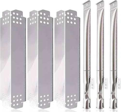 Vista 11 de Hiorucet Piezas de repuesto para parrilla Nexgrill 2 Burner 720-0864, 720-0864M. Reemplazo de placas de calor y quemadores para parrilla Nexgrill