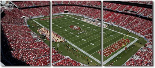 Vista 132 de Lincoln - Lienzo decorativo para pared, diseño de campo financiero de Filadelfia, paisaje de estadio de fútbol de Filadelfia, decoración de pared