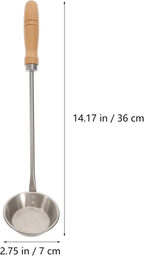 Vista 4 de Acero inoxidable Frito Snack Camarón Flatcake Cocina Molde Accesorio de Cocina para Panqueques