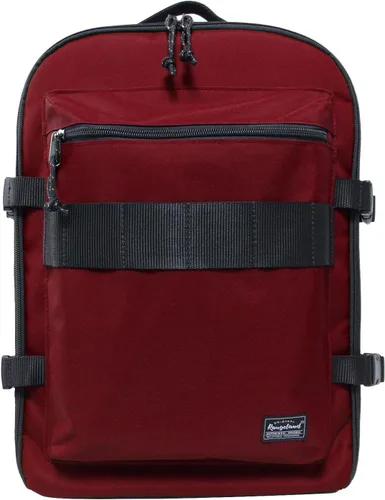 Vista 21 de Mochila de viaje ligera para senderismo, mochila para laptop, 17L de mano para artículos personales, bolsa de fin de semana, unisex, todo negro
