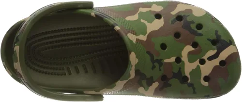 Vista 5 de Crocs Zuecos de camuflaje clásicos unisex para adultos