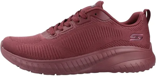 Vista 2 de BOBS de Skechers - mocasines sin agujetas y a la moda para mujer, de felpa, pantuflas/mocasines Plum Engineered Knit