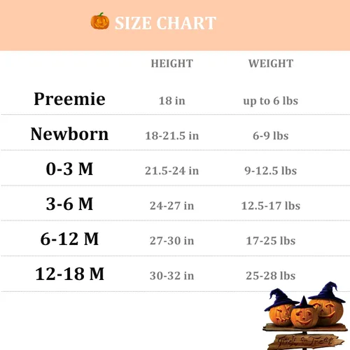 Vista 6 de Newborn Baby Boys Girls Halloween Costume Infant Baby Halloween Outfits Clothes