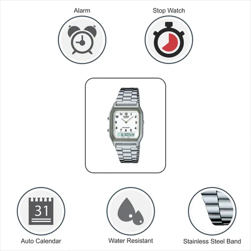 Vista 7 de Casio Collection Unisex Adults Watch AQ-230A