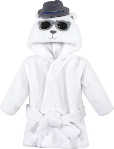 Vista 60 de Hudson Baby - Bata de baño unisex de peluche con cara de animal para bebé Azteca