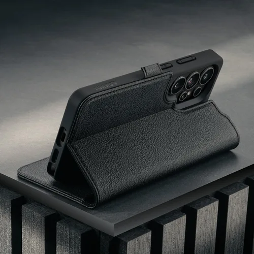 Vista 3 de TORRO Funda de cuero compatible con Samsung Galaxy S26 Ultra 5G 2026 - Funda de cuero premium tipo cartera con función atril y ranuras para tarjetas
