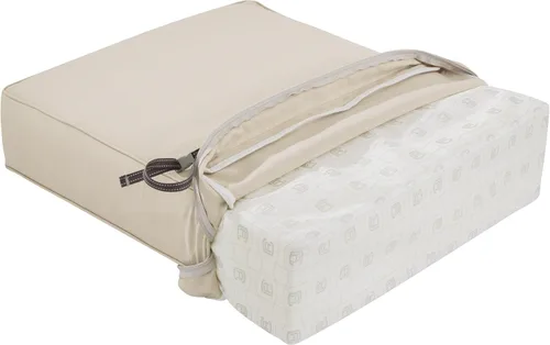 Vista 7 de Classic Accessories Montlake - Cojín rectangular resistente al agua de 21 x 19 x 5 pulgadas, para asiento de exterior, cojín para silla de muebles