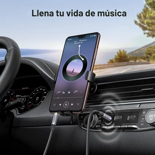 Vista 6 de UGREEN Cable de audio de 0.1 in, TRRS de 4 polos, trenzado de nailon