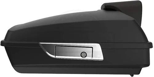 Vista 6 de Moto Onfire US Stock Denim/negro mate, paquete turístico de maquinilla de afeitar, montaje Tour Pak desmontable para 2009-2020, H-D Touring, Street