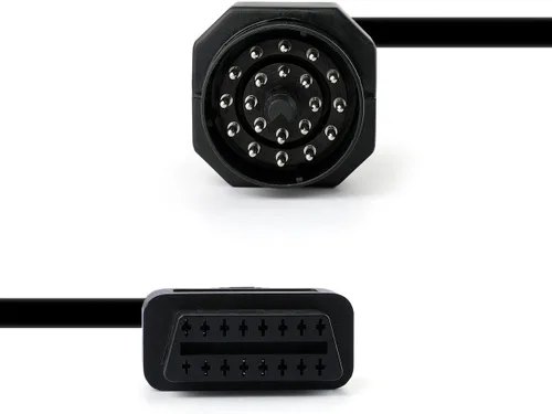 Vista 3 de FOXWELL Obd2 hembra a 20 pines adaptador convertido adaptador OBD1 a OBD II cable (11 pulgadas)