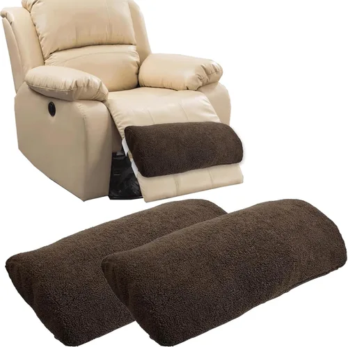 Vista 8 de Cojín reclinable para reposapiés de sofá (23 x 10 x 2 pulgadas), almohada multiusos para pie de media luna, almohada debajo de la rodilla para Azul