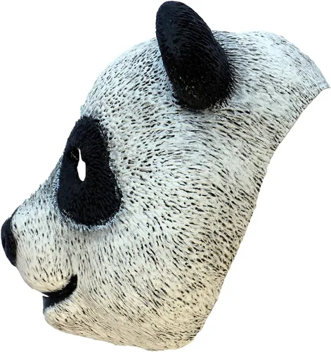 Vista 3 de Máscara completa de látex Ghoulish con oso panda para Halloween