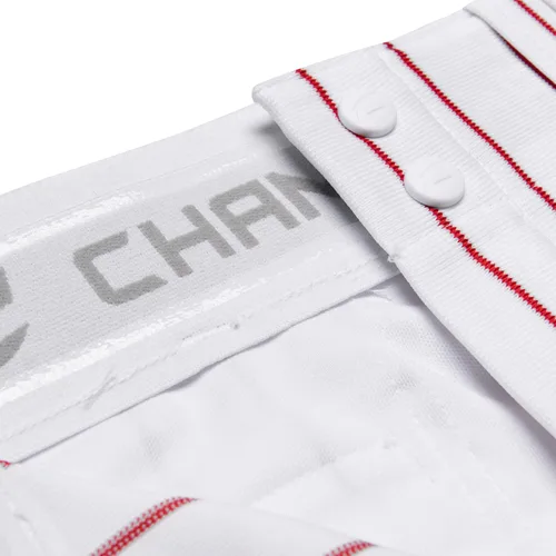 Vista 6 de CHAMPRO Braguitas de béisbol clásicas de triple corona para hombre con rayas