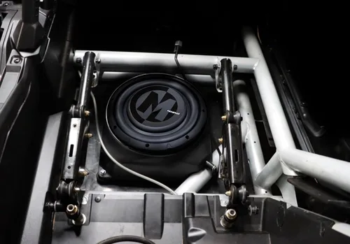 Vista 4 de Can am Maverick x3 subwoofer de 10 pulgadas subwoofer debajo del asiento caja impermeable x3