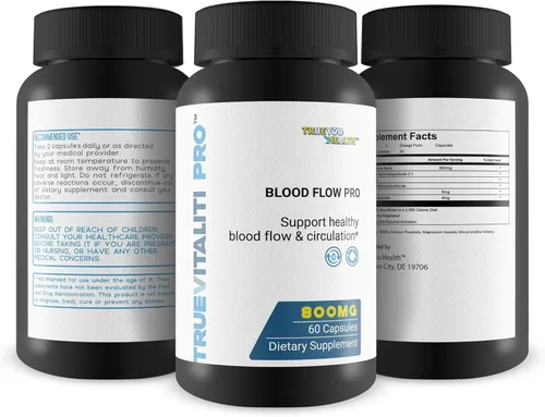 Vista 4 de True Vitaliti Pro Blood Flow Pro L-Arginina - Nuestro mejor suplemento de circulación para la verdadera vitalidad del flujo sanguíneo masculino