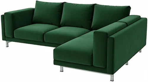 Vista 9 de Fundas de sofá de algodón resistentes compatibles con IKEA Nockeby de tres asientos (ancho: 98.8 in, no 79.9 in), funda de sofá