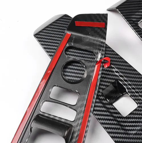 Vista 7 de Adhesivo ABS ABS para interruptor de elevación de ventana, para Honda Accord 2023 2024, accesorios de decoración (un agujero trasero)
