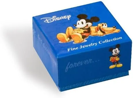 Vista 2 de Disney Aretes de circonia cúbica de Mickey Mouse de plata fina