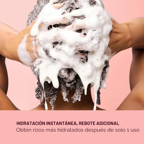 Vista 7 de Shampoo para cabello rizado de karité Humedad Hibiscus de coco, 13 onzas