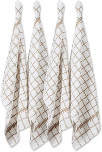 Vista 15 de DII Basic Terry Collection - Juego de paños de cocina con ventana, 16 x 26 pulgadas, rojo granero, 4