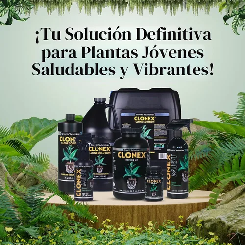 Vista 4 de Hydrodynamics International Clonex gel para raíces de 100 ml, Negro Para esquejes de plantas, contiene IBA, promueve la iniciación y el desarrollo